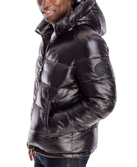 michael kors shiny puffer jacket